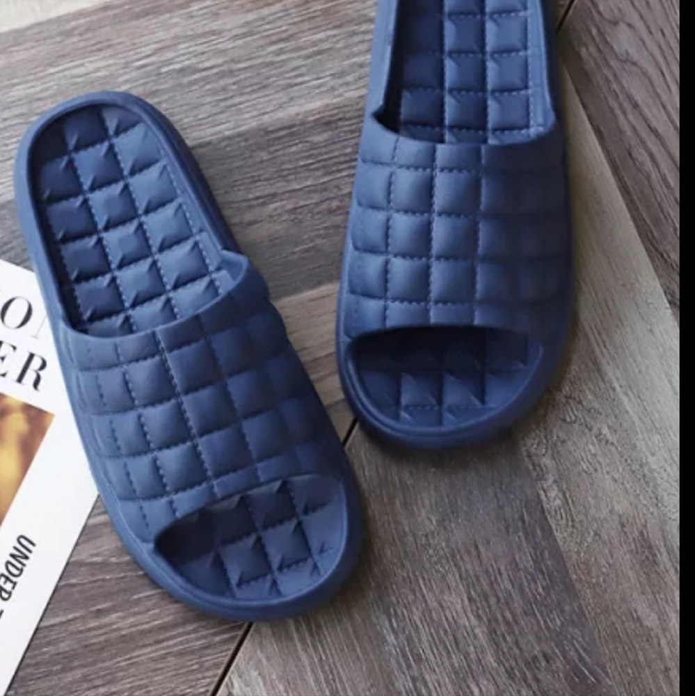 Navy Blue EVA Slides NWT